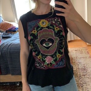 Truly madly deeply hands muscle tee